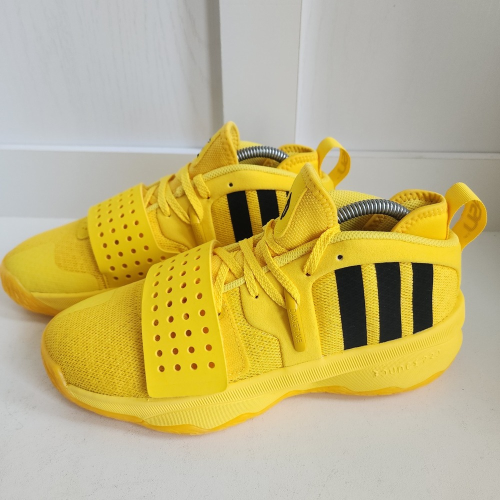 *Adidas Dame 8 EXTPLY ASU Sun Devils Basketball Shoes Yellow Black Women 8/Men 7